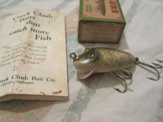 Vintage Creek Chub fishing lure River Rustler 2