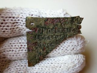 Rare And Unique Ancient Roman Bronze Military Diploma I - Ii Ad.  /part.