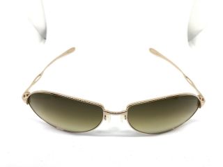 RARE Oliver Peoples Whistle Vintage Sunglasses Brad Pitt Ocean ' s 11 Eleven GOLD 2