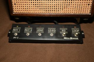 Mesa Boogie Mark IV 85 watt Guitar Amp Wood and Tweed Vintage Classic Foot Pedal 2