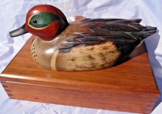 Signed Numbered Tom Taber Ducks Unlimited Box 1982 - 83 Greenwing Hersey Kyle 5
