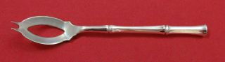 Bamboo By Tiffany & Co.  Sterling Silver Olive Spoon Ideal 5 3/4 " Custom Made