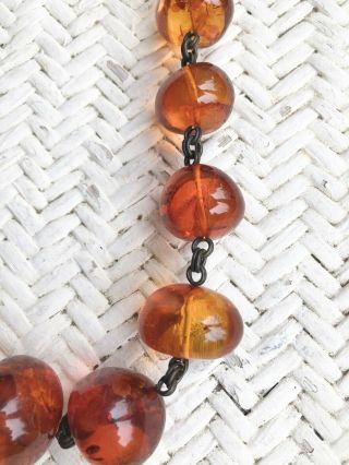 Stephen Dweck Massive Graduated Baroque Amber Necklace 5