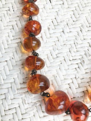 Stephen Dweck Massive Graduated Baroque Amber Necklace 6