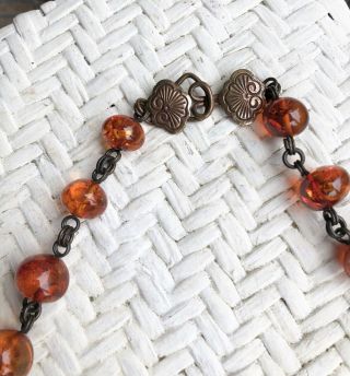 Stephen Dweck Massive Graduated Baroque Amber Necklace 7