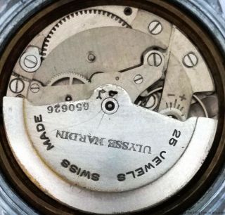 Vintage Ulysse Nardin Automatic Black Dial Stainless Steel Mens Date Watch 6
