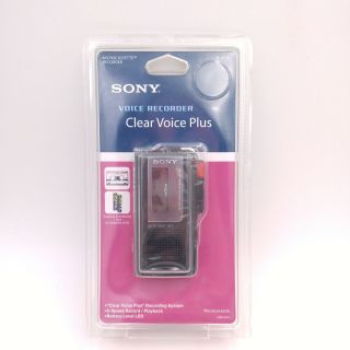 Vintage Nos Sony Microcassette Recorder Clear Voice Plus M - 470 -