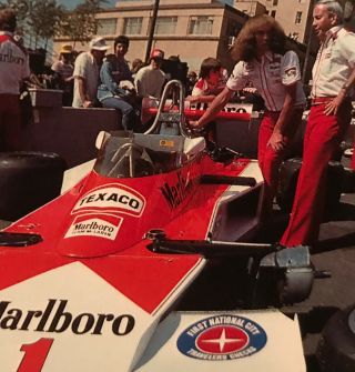 Very rare Marlboro McLaren 1976/77 World Championship pit crew shirt.  James Hunt 11