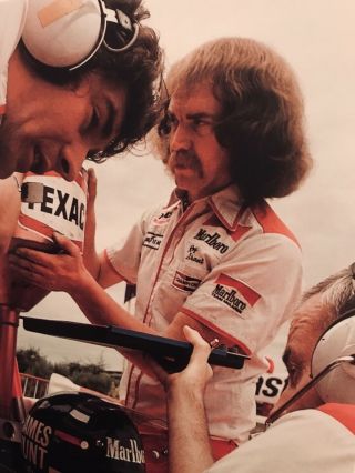 Very rare Marlboro McLaren 1976/77 World Championship pit crew shirt.  James Hunt 9