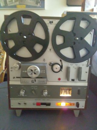 Vintage,  Akai X - 1800 Sd Reel To Reel,  With 8track