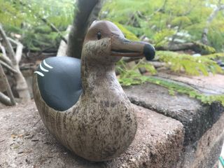 HEN HOODED MERGANSER HUNTING DECOY - STAN VATH OLIVENHAIN CA 2