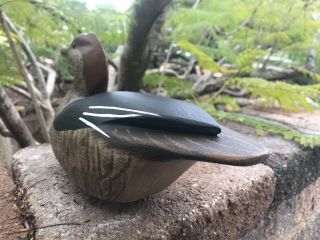 HEN HOODED MERGANSER HUNTING DECOY - STAN VATH OLIVENHAIN CA 5