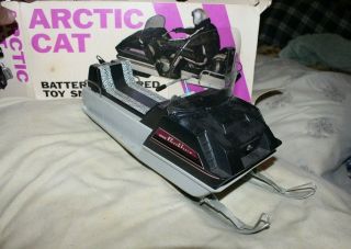 Vintage Normatt Arctic Cat Panther Snowmobile Battery Operated Toy