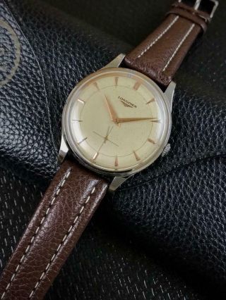 Vintage LONGINES Cal.  12.  68z Big Jumbo Men ' s watch from 1950 ' s 2