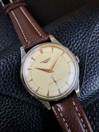 Vintage LONGINES Cal.  12.  68z Big Jumbo Men ' s watch from 1950 ' s 3