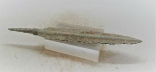 Iron Age Persia Bronze Longshot Arrowhead War Object Luristan 1200 - 800bce