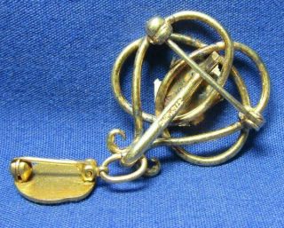 WWII Sterling 34th Infantry Regiment Home Front Sweetheart Pin 3