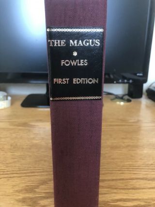 The Magus By John Fowles With Rare Promotional Review Band,  Very Rare,  1966