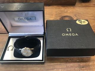 Men’s Vintage Antique Omega Automatic Watch 10k Gold Filled Box Running