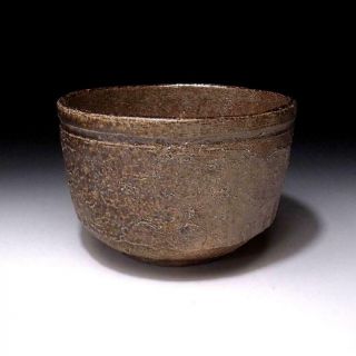 XQ2: Vintage Japanese Pottery Tea Bowl,  Mino Ware,  WABI SABI 2