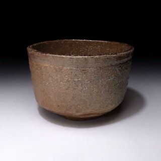 XQ2: Vintage Japanese Pottery Tea Bowl,  Mino Ware,  WABI SABI 4