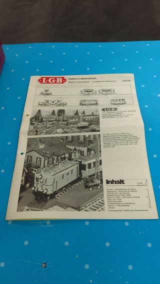 Vintage LGB Lehmann 2036 & 3600 Seasons Greeting 20th Anniversary Trolley Set 6