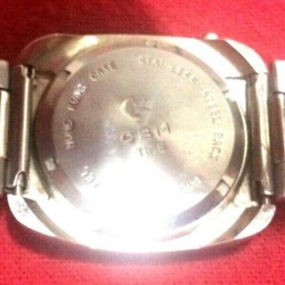 COMMODORE AUTHENTIC VINTAGE 1970s RED DISPLAY LED WATCH 7