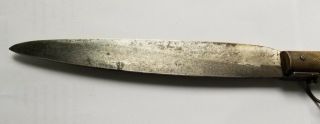 Antique Old Spanish Spain or French France 19 Century Large Navaja Folding Knife 4