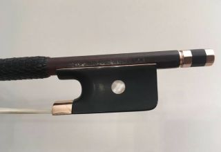 One Of A Kind And Very Rare Cello Bow Made By Richard Weichold Ca,  1890 In Gold