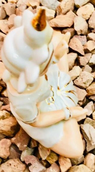 China/Thai Colored Porcelain Kwan - yin Guanyin Quan Yin Goddess Praying Statue 3