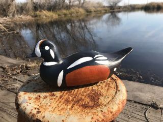 HARLEQUIN DRAKE HUNTING DECOY - STAN VATH OLIVENHAIN CA 2