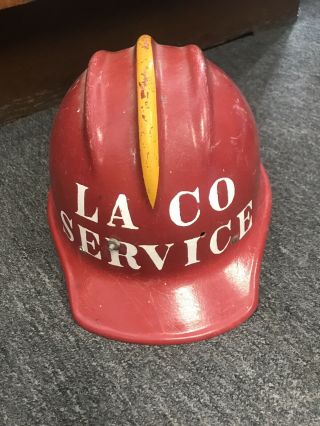 Vintage Bullard 502 Fiberglass Hard - Boiled Hard Hat W/ Liner