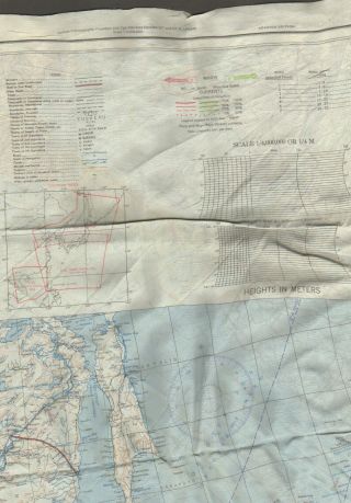 Wwii 1945 Usaaf Silk Escape Map Japan & South East China Seas C - 52 C - 53 Exc