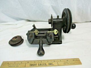 Antique Vintage Yale & Towne Cast Iron Key Duplicating Cutting Machine Lock