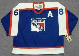 JAROMIR JAGR York Rangers 1970 ' s CCM Vintage Throwback NHL Hockey Jersey 2