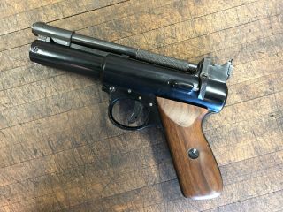 Vintage Webley & Scott England Premier MK II.  177 Pellet Gun Pistol Rare 2