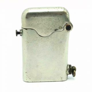Vintage Thorens Single Claw Nickel Plated Push Button Automatic Lighter - 2