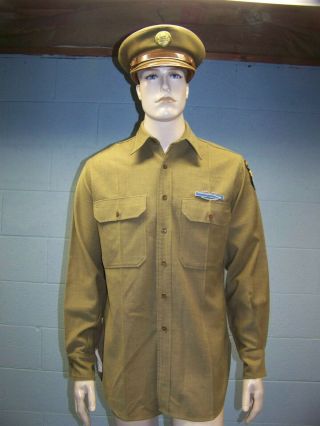 Wwii U.  S.  Army 101st Airborne Division Wool Shirt