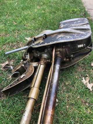 Rare Vintage Model AA1A Neptune 1.  7hp Outboard Boat Motor 5