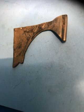Metal Detecting Find Viking Silver Votive Axe Head / Pendant 4
