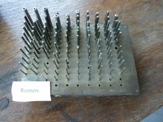 Antique Elgin Watch Factory Reamer Set Made At The Factory