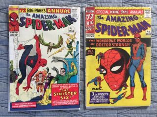 Rare Silver Age Spider - Man Annual 1,  2 Keys Sinister Six
