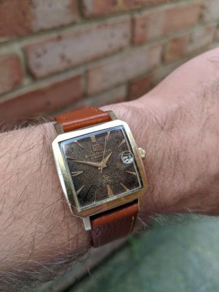Vintage Girard Perregaux Gyromatic 39 Jewels Wristwatch Cal 21.  28 c.  1960s 3