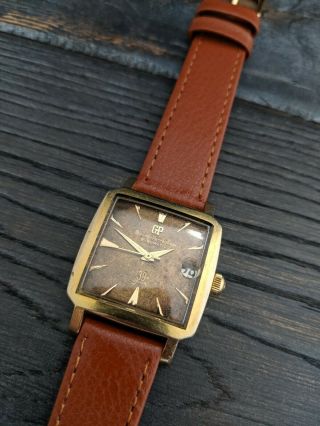 Vintage Girard Perregaux Gyromatic 39 Jewels Wristwatch Cal 21.  28 c.  1960s 5