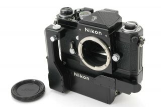 【Mint Rare】Nikon F Eyelevel Black 35mm SLR Film Camera w/ F - 36 Motor Drive - 1366 3