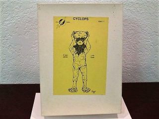 Vintage Lost In Space Cyclops One Eye Monster Lunar Models Sf011 Mib