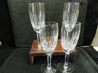 Waterford Vintage Kildare Set Of 8 Fluted Champagne Wine Goblets 7 1/2 X 2
