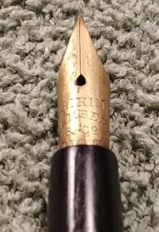 Vintage Aikin Lambert & Co.  Gold Engraved Fountain Pen 5
