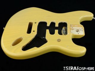 2019 Fender Deluxe Series Stratocaster Strat Body 2 Point Contour Vintage Blonde
