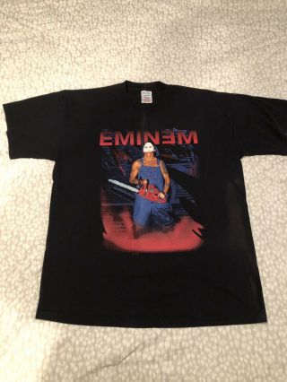 Eminem Concert T Size Xl Jason Mask Vintage Rap Tee Shirt European Tour